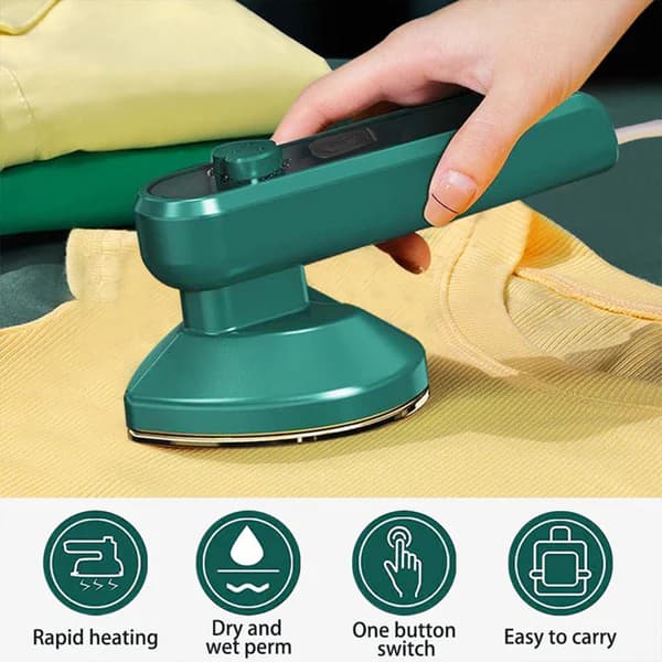 Portable iron pressing clothes
